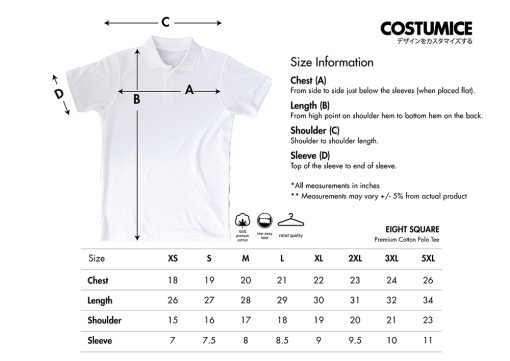 Eight-Square-Premium-Cotton-Polo-Tee-100-Cotton-220Gsm-2025-Size-Info-X-Costumice-Design