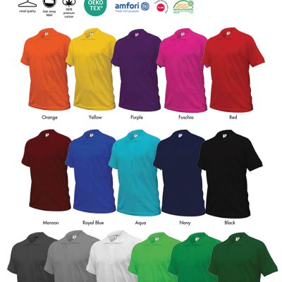 Alam-Fashion-Unisex-Premium-Combed-Cotton-Polo-Shirt-220Gsm-2024-Color-Options-X-Costumice-Design