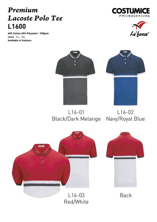 Custom Polo Tee Costumice Design Lefonse L1600