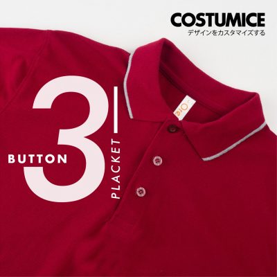 Customized Polo Shirt With Logo Costumice Design