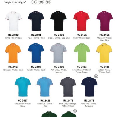 Customized Polo Shirts With Logo Costumice Design