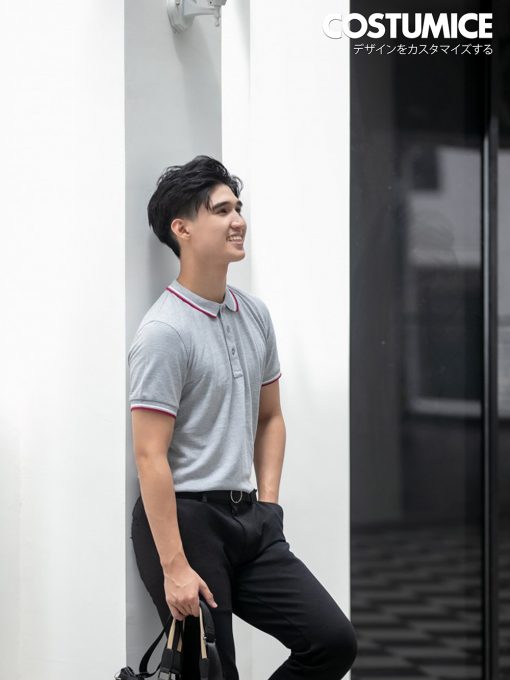 Unisex Cvc Cotton Tipped Collar Cuff Short Sleeve Polo Shirt Costumice Design X Oren Hc24 3