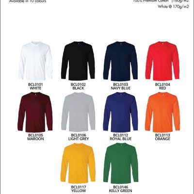 Custom Long Sleeve T Shirt Costumice Design
