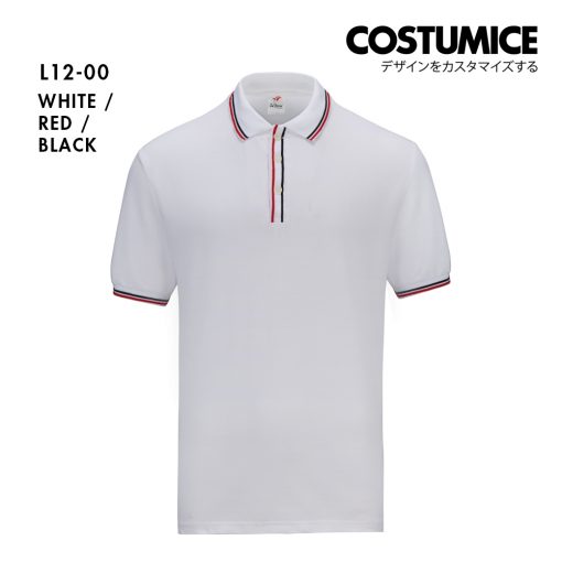 Premium Lacoste Polo Tee 230Gsm Costumice Design X Lefonse L1200 White