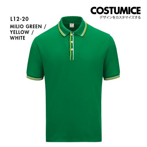 Premium Lacoste Polo Tee 230Gsm Costumice Design X Lefonse L1200 Milo Green