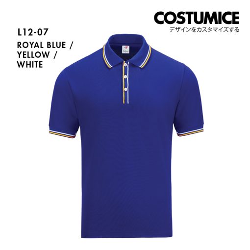 Premium Lacoste Polo Tee 230Gsm Costumice Design X Lefonse L1200 Royal Blue