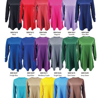 Rightway Qdm56 Basic Quick Dry Muslimah 2025 Color Options X Costumice Design