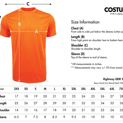 Rightway-Qdr51-Basic-Quick-Dry-Round-Neck-T-Shirt-2025-Size-Information-X-Costumice-Design