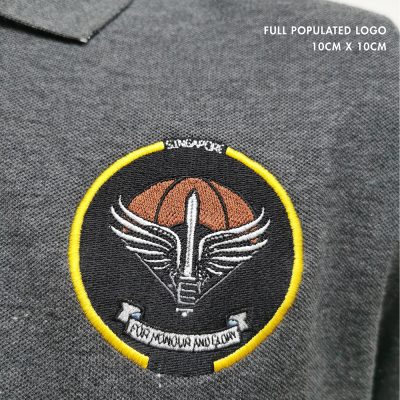 Fast Embroidery Service Singapore Costumice Design Full Populated Logo 10Cm 2