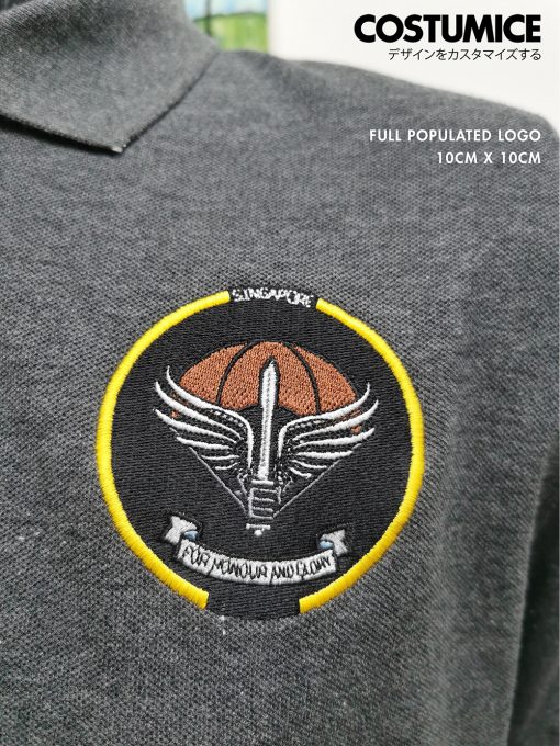 Fast Embroidery Service Singapore Costumice Design Full Populated Logo 10Cm 2