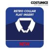 Sublimation Printing T Shirt Collar Retro Collar Flat Insert Costumice Design