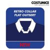 Sublimation Printing T Shirt Collar Retro Collar Flat Outsert Costumice Design