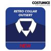 Sublimation Printing T Shirt Collar Retro Collar Outsert Costumice Design