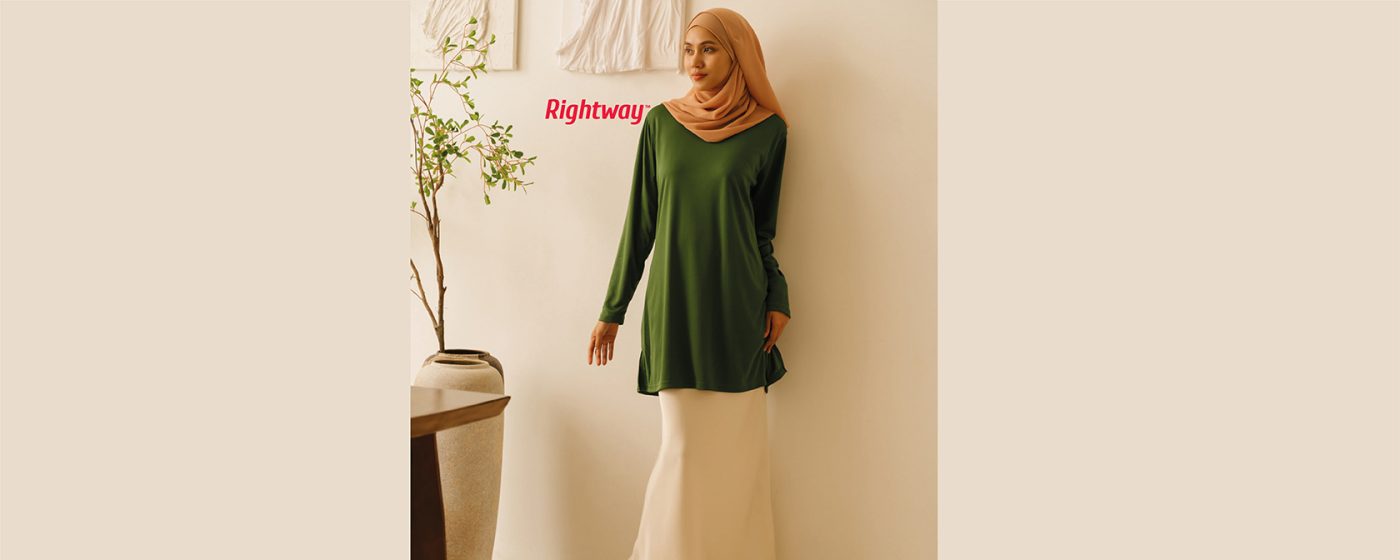 Rightway Qdm56 Basic Quick Dry Muslimah Banner X Costumice Design