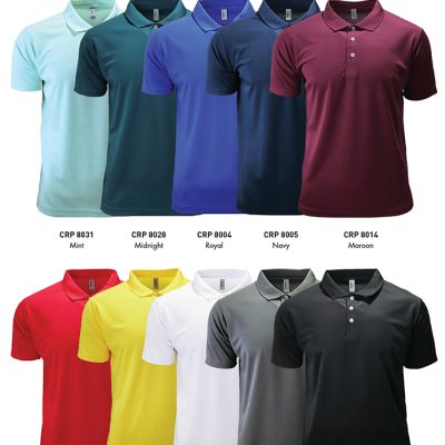 Crossrunner Crp8000 Drytec Performance Polo Tee 2025 Color Options X Costumice Design