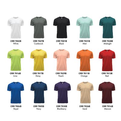 Crossrunner Crr7000B Drytec Kids Performance Short Sleeve Tee 2025 Color Options X Costumice Design