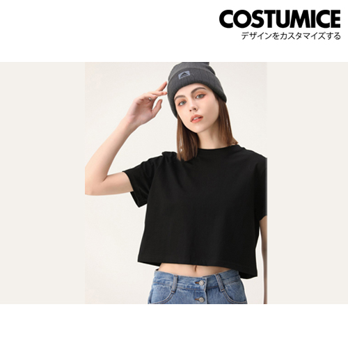 Siro Cotton Cropped Top 210gsm (XGS200) 2 custom crop tops shirts costumice design