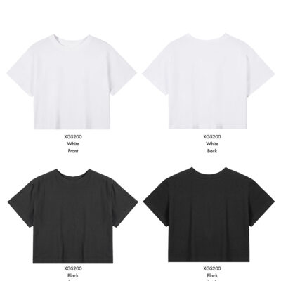 Siro Cotton Cropped Top 210gsm (XGS200) 17 XGS200 Siro Cotton Cropped Top 210gsm 2026 Color Options X Costumice Design LR